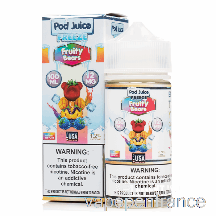 Congeler Des Ours Fruités - Jus De Dosettes - Stylo Vape 100 Ml 3 Mg